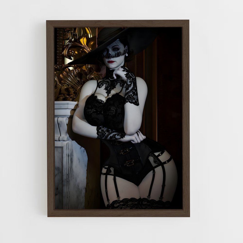 Poster Lady Dimitrescu Entertainment Touche poétique – affiche Resident Evil (vue 5)